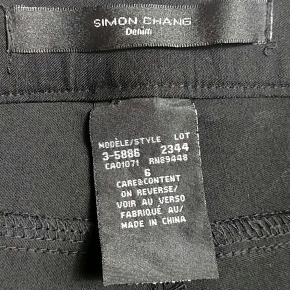 Simon Chang black denim - Picture 4 of 8